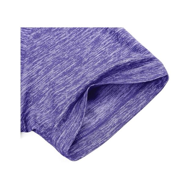 GEEK LIGHTING Polo Shirt Men Golf‎ Collared Short Sleeve Heathered Purple XXL - Picture 6 of 7